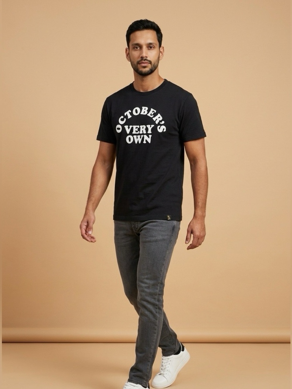 OVO October's Very Own Spell Out Men’s T Shirt Black Sz S